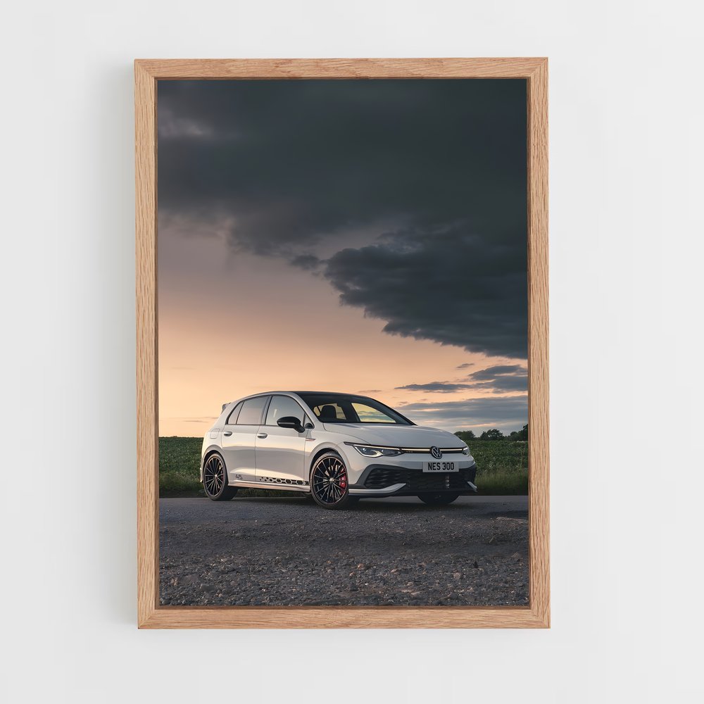 Poster Golf GTI: Route Gravel – affiche Volkswagen (vue 4)